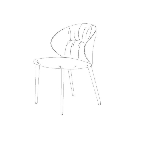 Стул Mod Interiors Miramar 51 x 59 x 83h nc109730