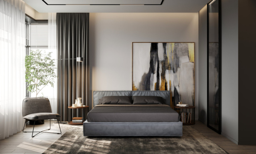 Кровать с подъемным механизмом Amber Mod Interiors Selection 210 x 233 x 84h nc109785