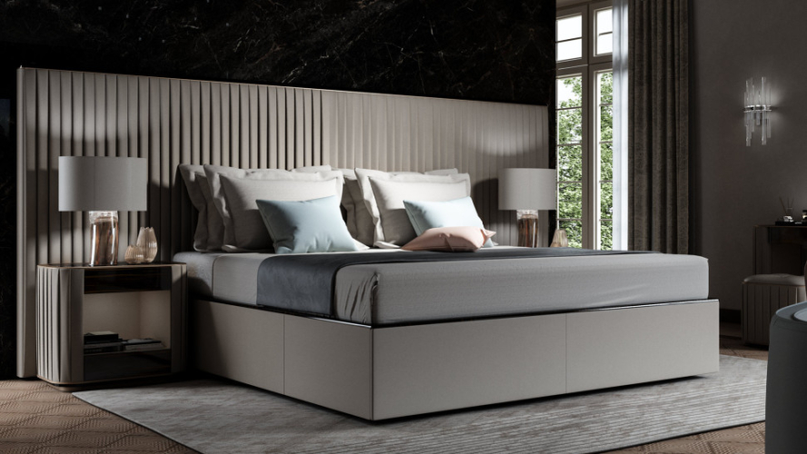 Кровать Reflex Disegno / Glamour Plisse XL letto