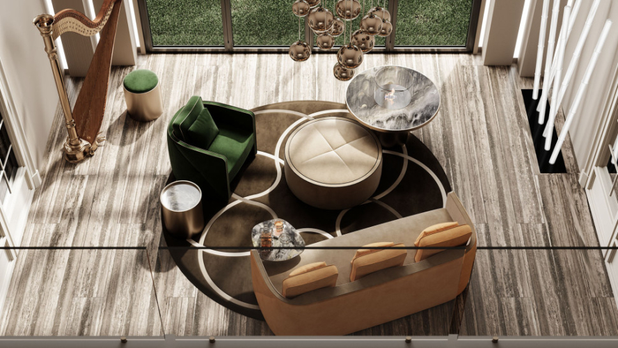 Пуф Reflex Disegno / Glamour Aura Pouf
