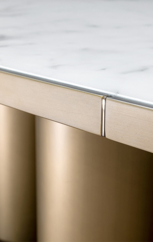 Стол Reflex Disegno Signore Degli Anelli 72 Steel Bespoke 2