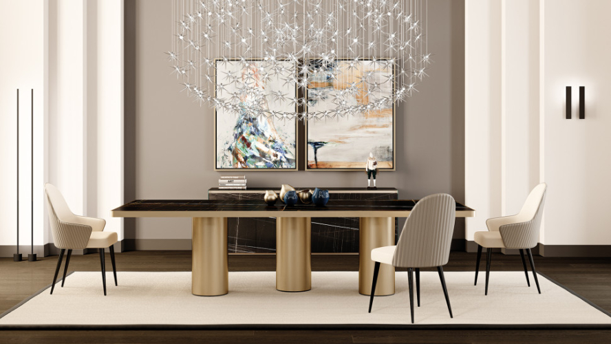 Стол Reflex Disegno Signore Degli Anelli 72 Steel