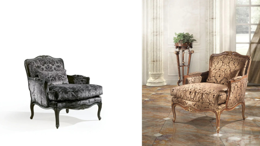 Кресло Angelo Cappellini Louis XV style 2150