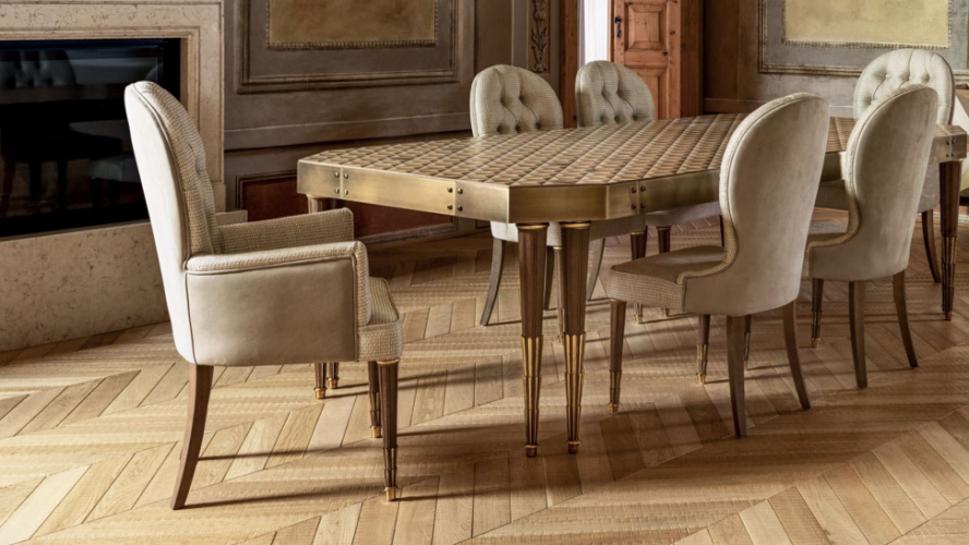 Стул Angelo Cappellini Capitonne upholstered 34097/P