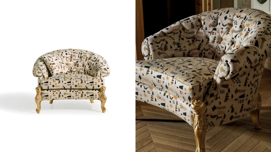 Кресло Angelo Cappellini Ercole 34103/I