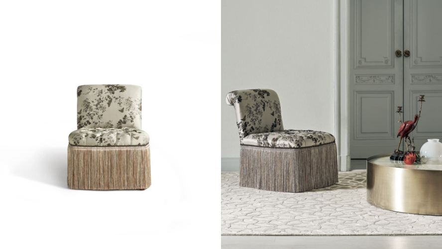 Кресло Angelo Cappellini Sipario 60134/BI