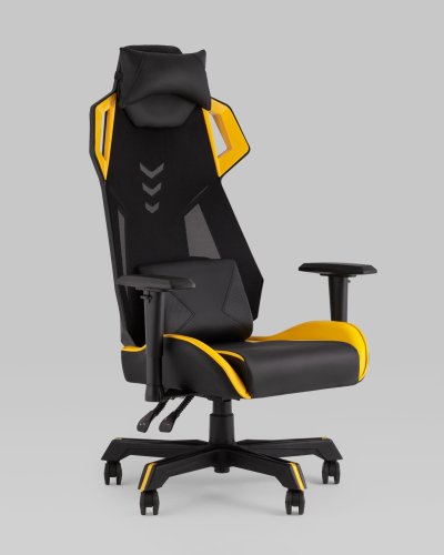 Кресло спортивное TopChairs Рэтчэт желтый