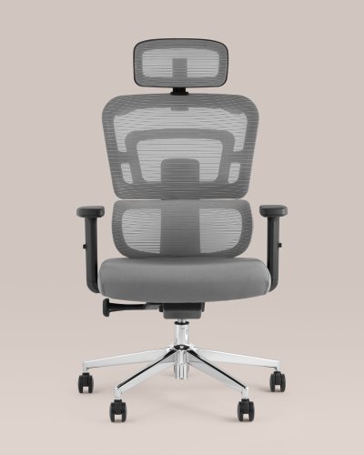 Кресло офисное TopChairs Techno серый