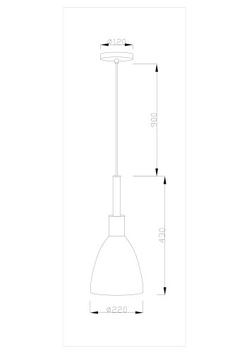 Подвесной светильник Moderli V10649-1P Toni