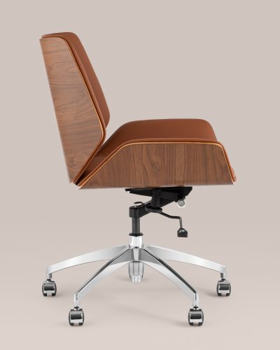 Кресло офисное TopChairs Crown SN коричневый