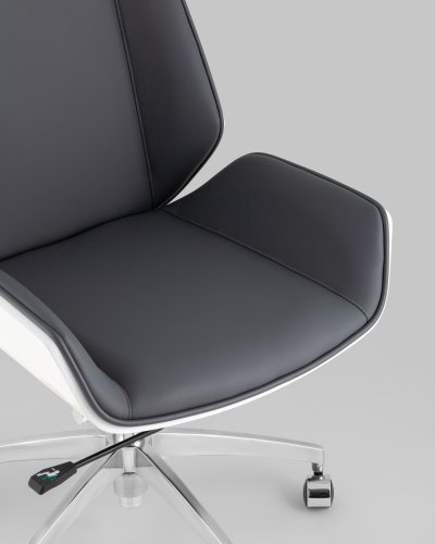 Кресло офисное TopChairs Crown SN серо-голубой