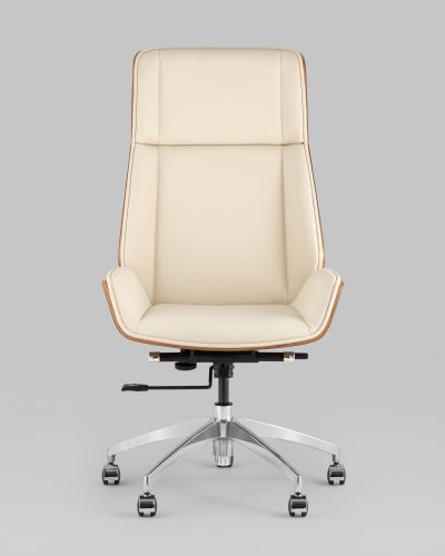 Кресло руководителя TopChairs Crown SN бежевый