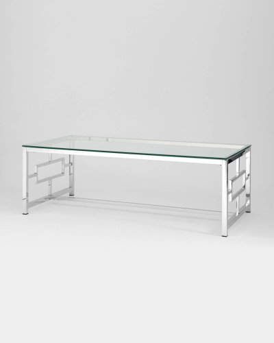 Журнальный стол 120*60 БРУКЛИН серебро