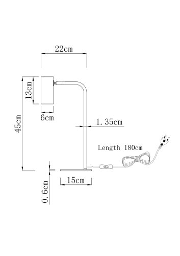 Лампа настольная Moderli V11002-TL Fine