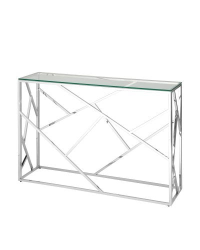 Консоль АРТ ДЕКО 115*30 серебро