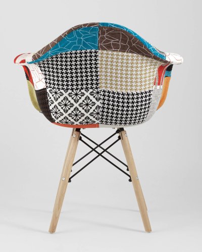 Кресло Eames DSW пэчворк