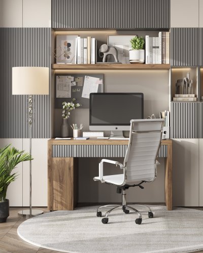 Кресло руководителя TopChairs City белое