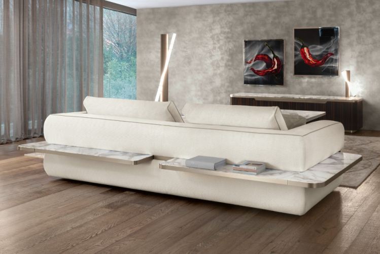 Диван Giorgio collection Luxor Sofa marble shelves