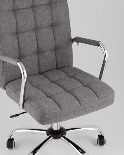 Кресло офисное TopChairs Comfo серый