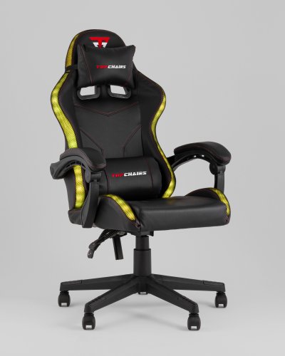 Кресло спортивное TopChairs Druid черный