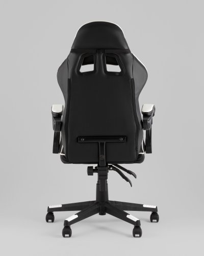 Кресло спортивное TopChairs Shadow черно-белый