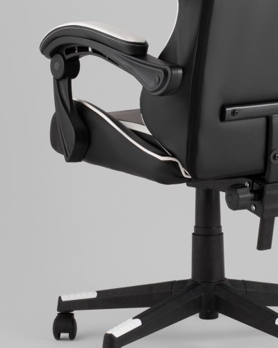 Кресло спортивное TopChairs Shadow черно-белый