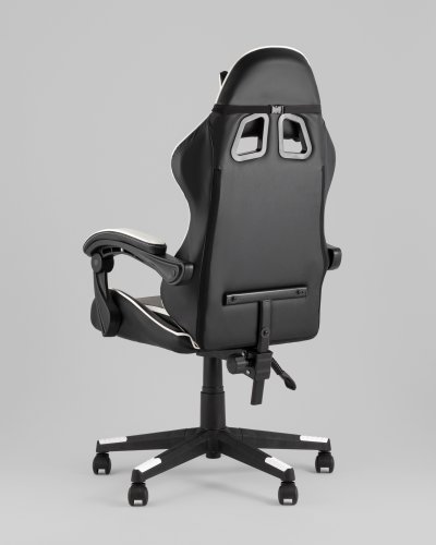 Кресло спортивное TopChairs Shadow черно-белый