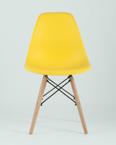 Стул Eames Style DSW желтый (разборный каркас)