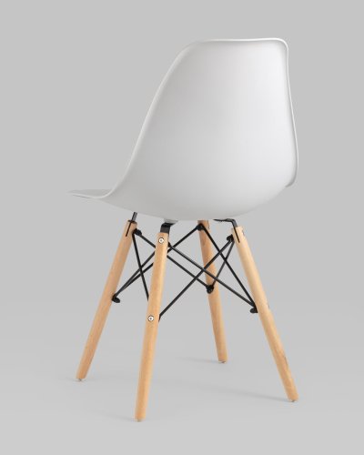 Стул Eames Style DSW светло-серый (разборный каркас)