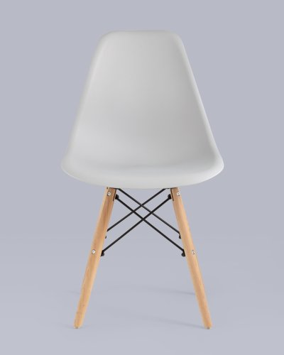 Стул Eames Style DSW светло-серый x4 (разборный каркас)