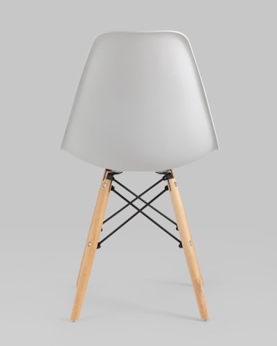 Стул Eames Style DSW светло-серый x4 (разборный каркас)