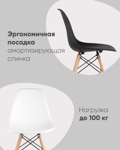 Стул Eames Style DSW темно-бирюзовый (разборный каркас)
