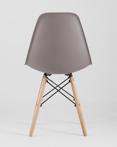 Стул Eames Style DSW темно-бежевый x4 (разборный каркас)