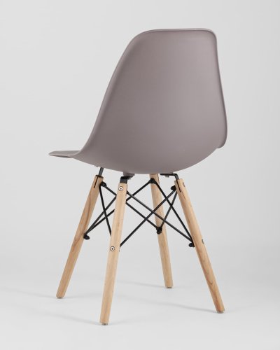 Стул Eames Style DSW темно-бежевый x4 (разборный каркас)