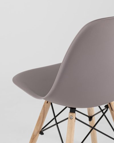 Стул Eames Style DSW темно-бежевый x4 (разборный каркас)