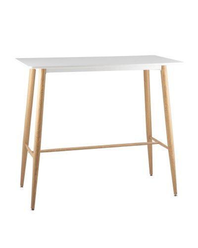Стол барный Eames NEW DSW 120*60*106 белый