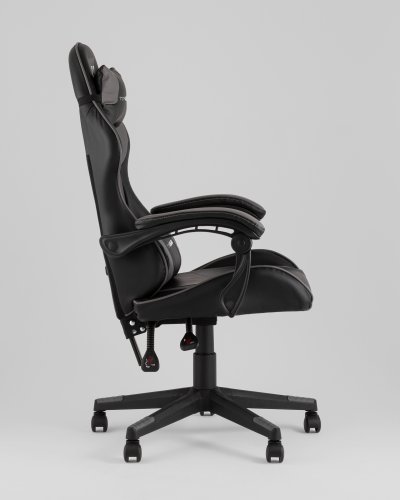 Кресло спортивное TopChairs Shadow черно-серый