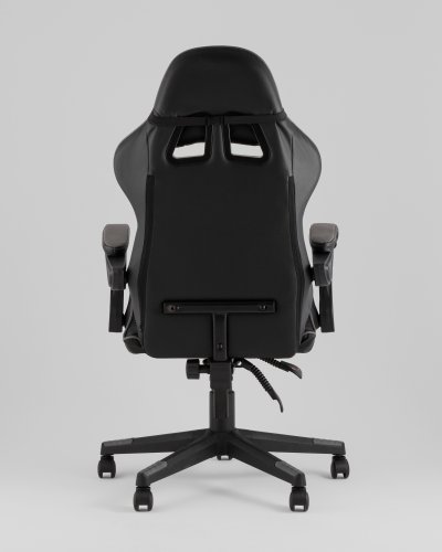 Кресло спортивное TopChairs Shadow черно-серый