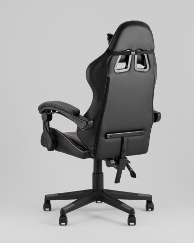 Кресло спортивное TopChairs Shadow черно-серый