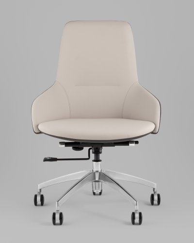 Кресло офисное TopChairs Soulo светло-серый, серый