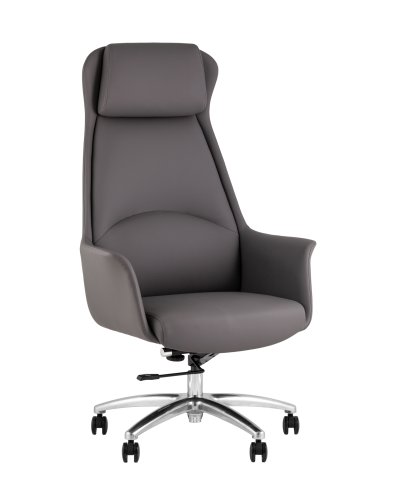 Кресло руководителя TopChairs Viking NEW серое
