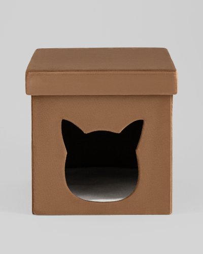 Пуф складной с ящиком Store Pet коричневый