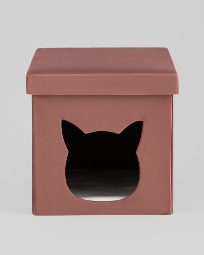 Пуф складной с ящиком Store Pet розовый