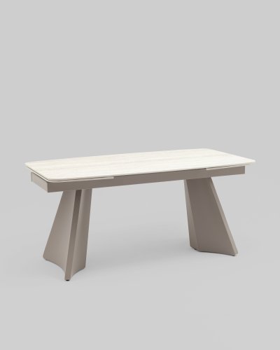 Стол обеденный Eliora 160-240*90 см серая керамика