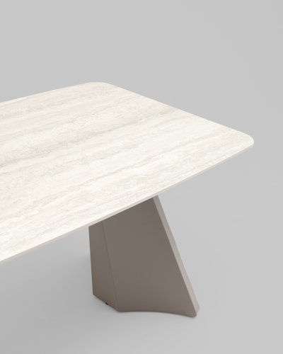 Стол обеденный Eliora 160-240*90 см серая керамика