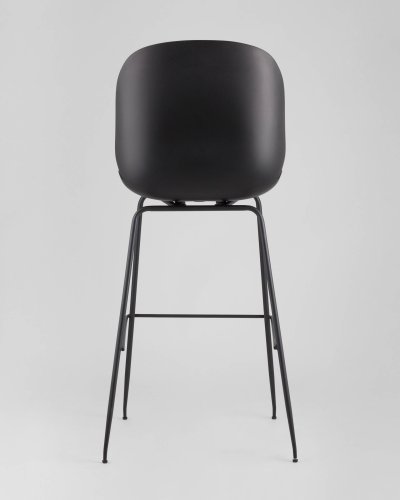 Стул барный Beetle PU со спинкой серый