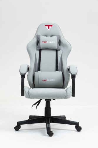 Кресло спортивное TopChairs Phantom серо-голубой