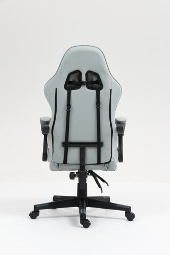 Кресло спортивное TopChairs Phantom серо-голубой