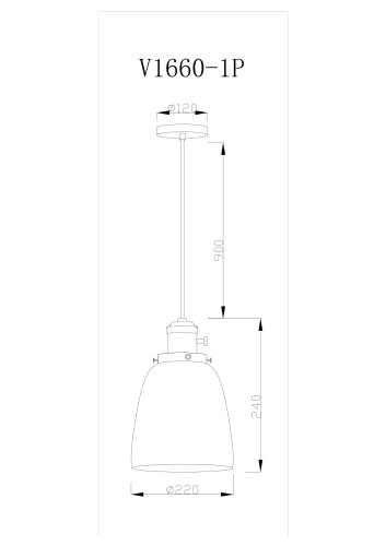 Светильник подвесной Moderli V11518-1P Suvo