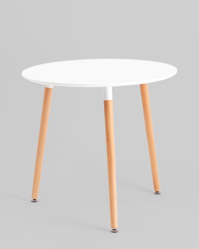 Стол круглый EAMES DST NEW D80 белый
